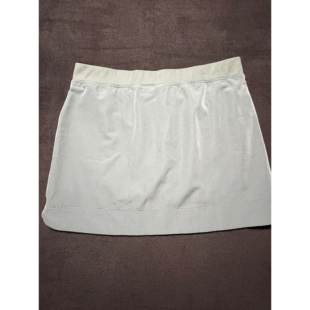 BE COOL Womens XL Athletic Skort Pleated Inner Shorts Golf Tennis Activewea Gray